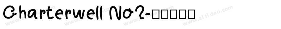 Charterwell No2字体转换